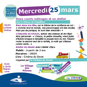 Deux courts métrages et un atelier