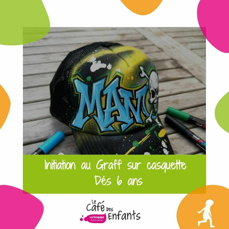 Atelier Initiation au Graff sur casquette (dès 6 ans)