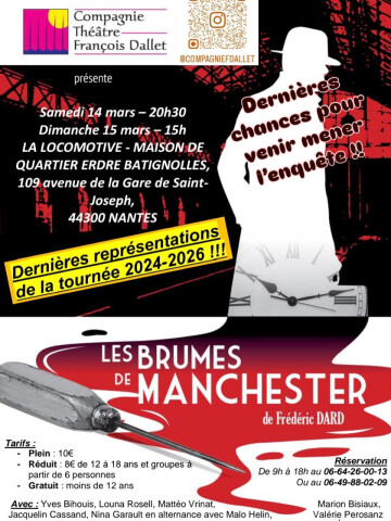 Pièce de théâtre « Les Brumes de Manchester «
