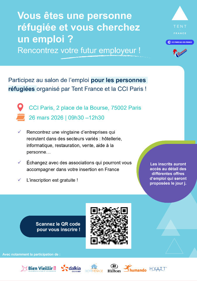 Salon de l’emploi pour les réfugiés