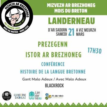 Conférence "Histoire de la langue bretonne" avec Malo Adeux
