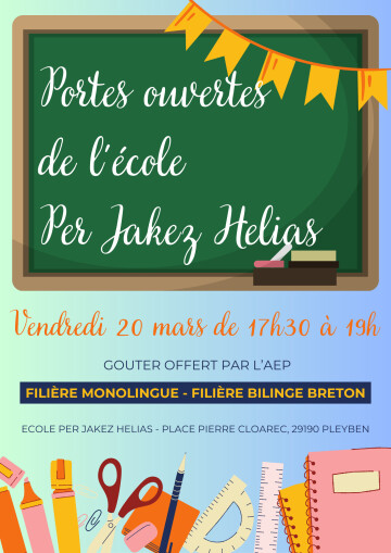Portes Ouvertes École Per Jakez Helias