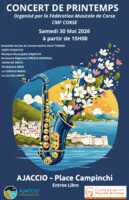 Concert de printemps de la CMF CORSE