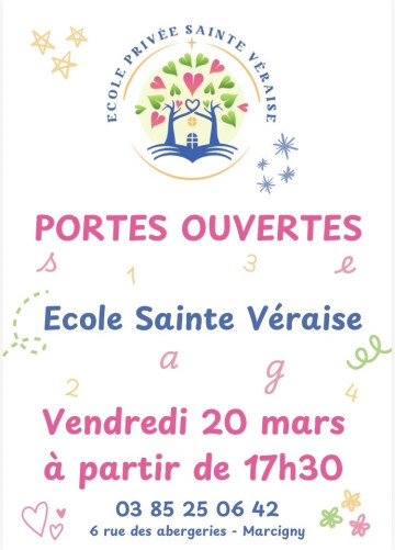 Portes ouvertes École Sainte Véraise