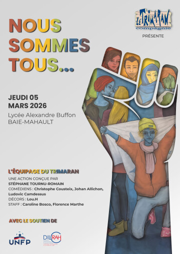 "Nous Sommes Tous..." au Lycée Alexandre Buffon, Baie-Mahault, Guadeloupe