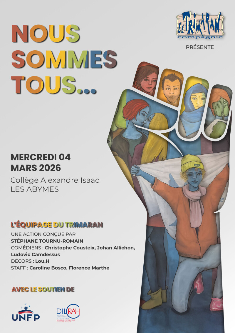 "Nous Sommes Tous..." au Collège Alexandre Isaac, Les Abymes, Guadeloupe