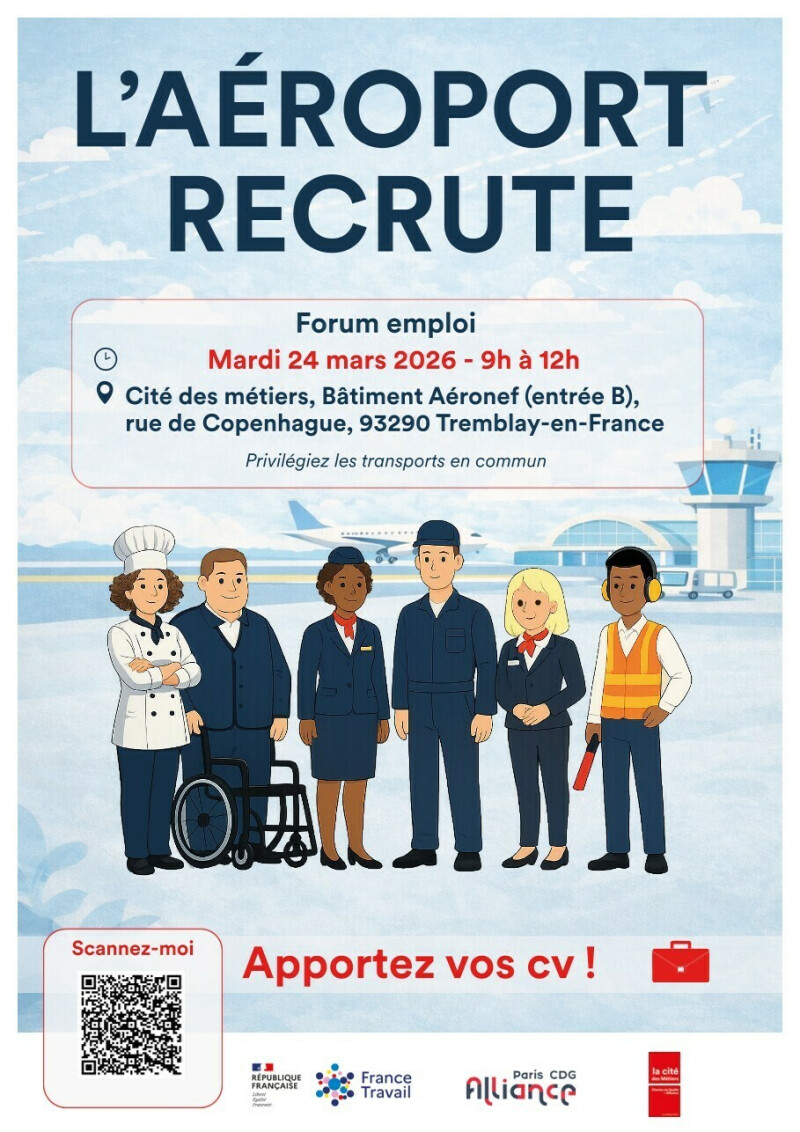 ✈️ L’Aéroport recrute 2026 – 5ᵉ édition ✈️