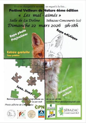 Festival Veilleurs de Nature édition 4 "Les mal-aimés"