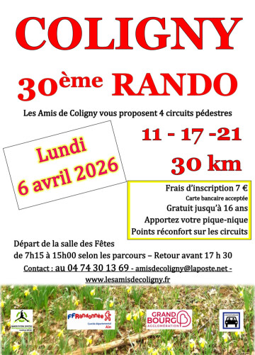 30e Rando des Amis de Coligny
