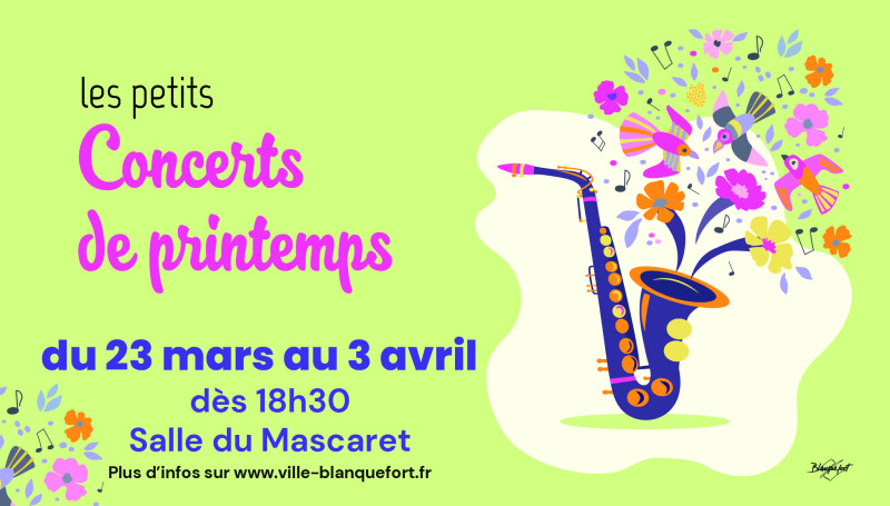 Les petits concerts de printemps
