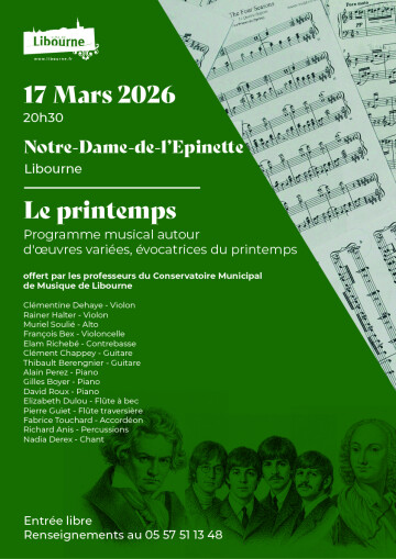 Concert des professeurs