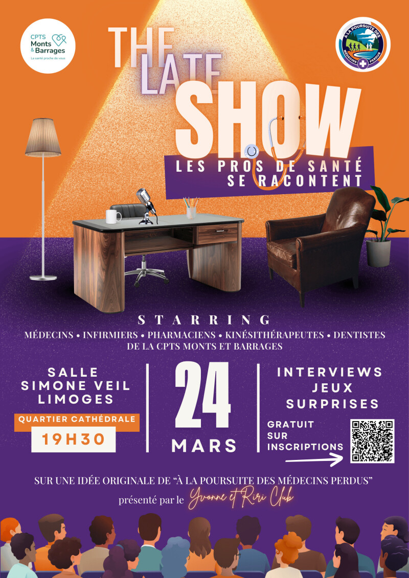 The Late Show : "Les pros de santé se racontent"