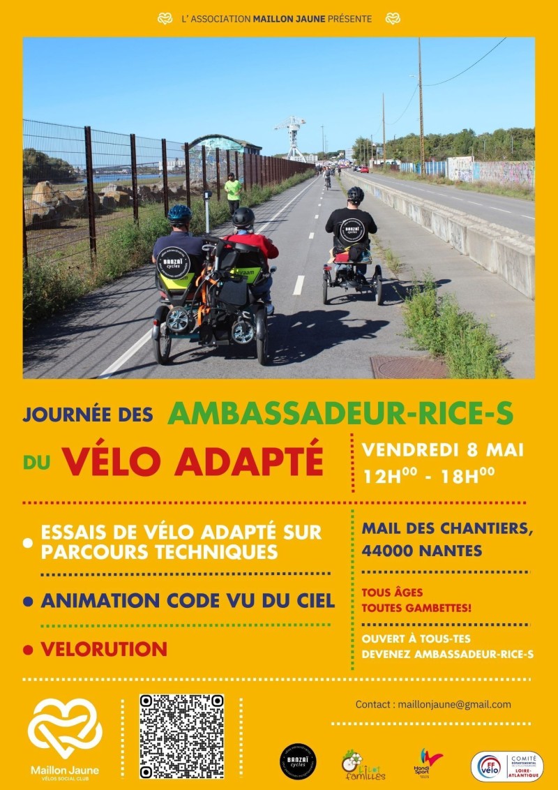 JOURNÉE DES AMBASSADEUR·RICE·S
DU VÉLO ADAPTÉ