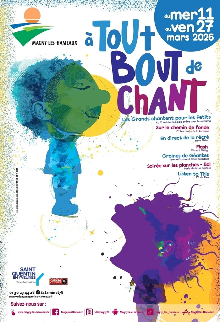 FESTIVAL À TOUT BOUT DE CHANT 2026
Jeune public, Spectacle, Chanson, Musique
