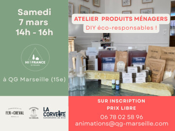 atelier “produits ménagers DIY écoresponsables”