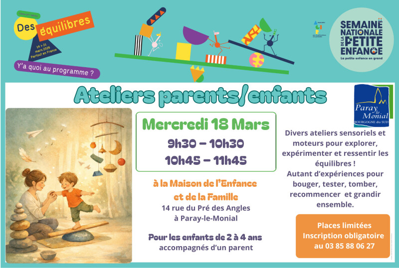 Ateliers parents / enfants "des équilibres"