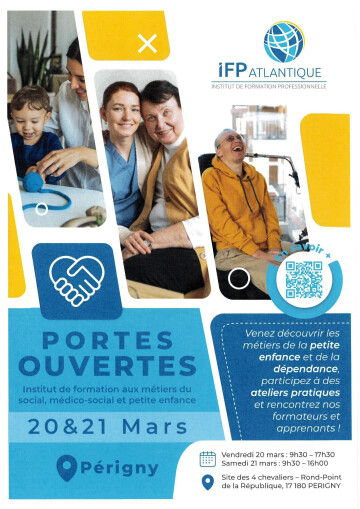 Portes ouvertes - Découverte des métiers de la petite enfance et de la dépendance - Ateliers pratiques / simulateurs - Table ronde