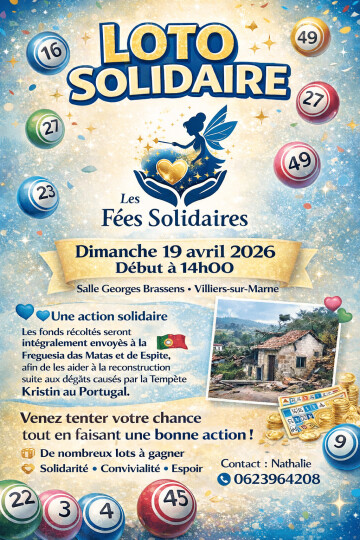 Loto solidaire - soutien au Portugal