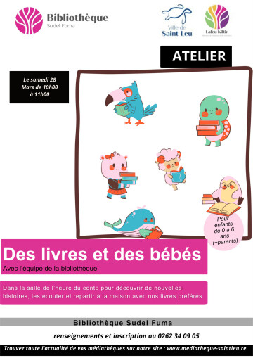 Atelier " Des livres et des bébés"