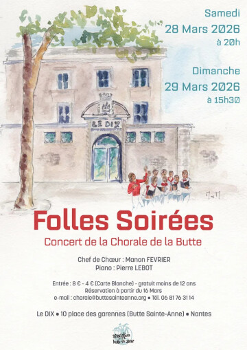 Concert-Les Folles Soirées de la Chorale