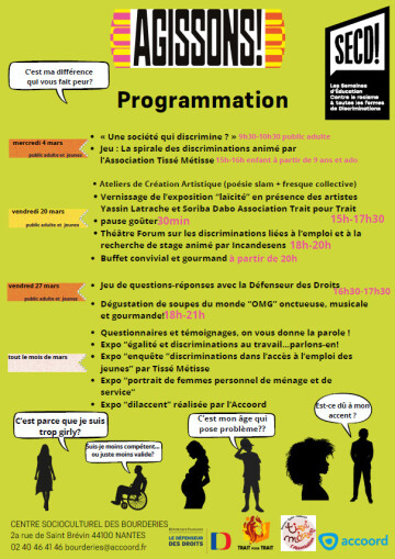 Agissons contre le racisme et les discriminations