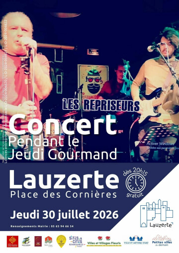 Concert des Repriseurs lors du Jeudi Gourmand