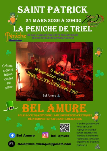 Saint Patrick à la péniche de Triel