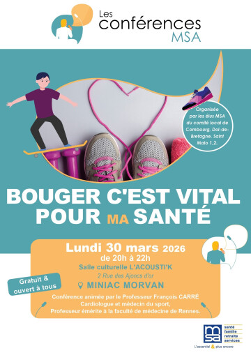 Conférence Bouger c'est vital pour la santé