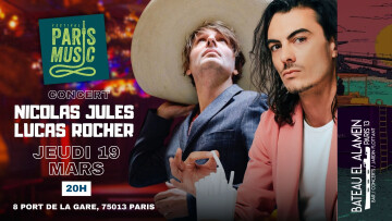 JEU 19/03 Nicolas Jules / Lucas Rocher - Paris Music Festival