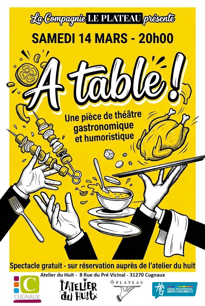 Pièce de théâtre "à table !"