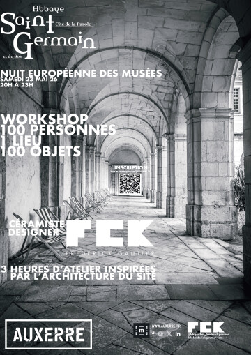 Workshop céramique par FCK - Frédérick Gautier, céramiste designer