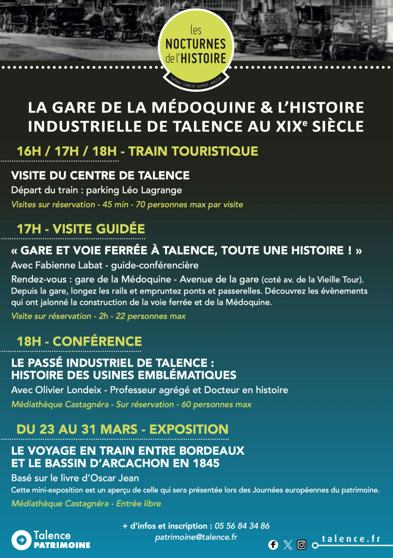 Exposition – Le voyage en train entre Bordeaux et le Bassin d’Arcachon en 1845