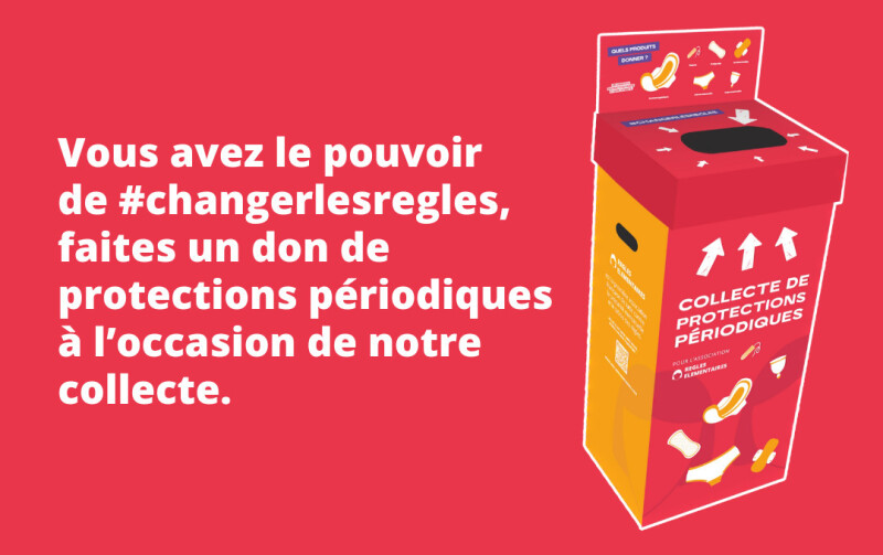 Collecte de protections périodiques