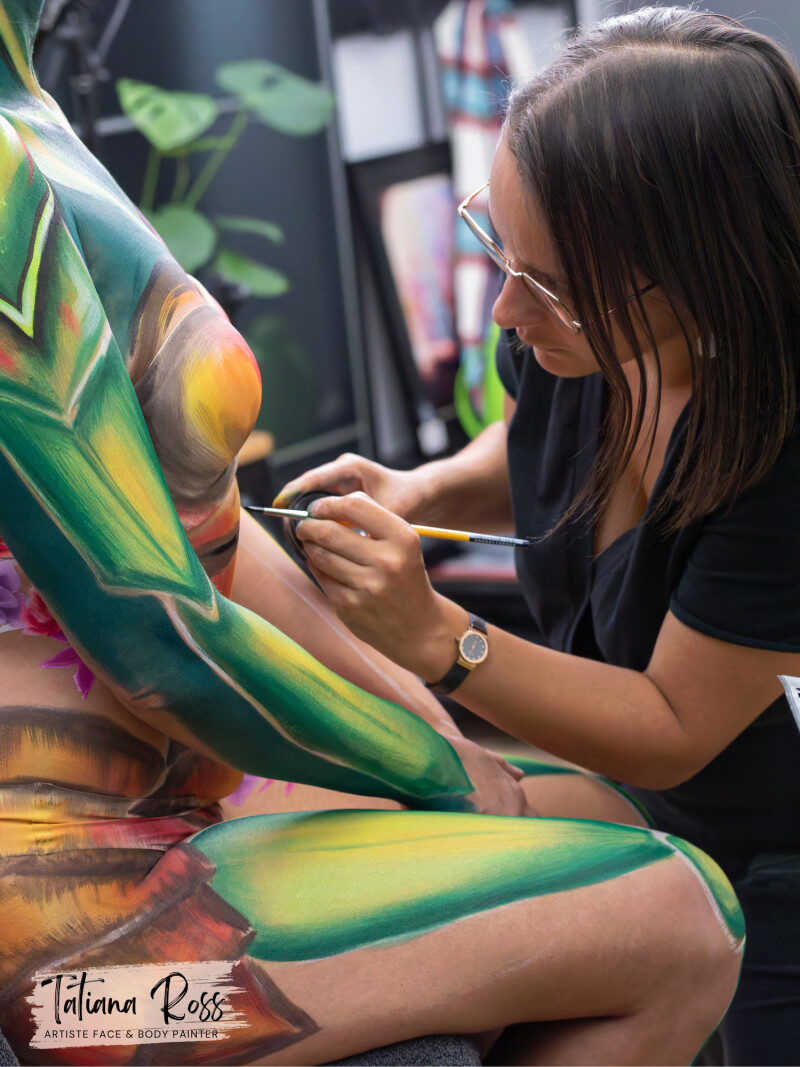 Art corporel au Garten-Treff et Amulettes au Loukoum Jardin