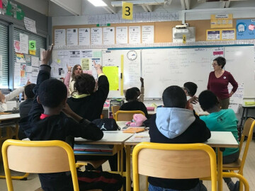 la Licra Drôme et le parcours citoyen dans deux écoles valentinoises