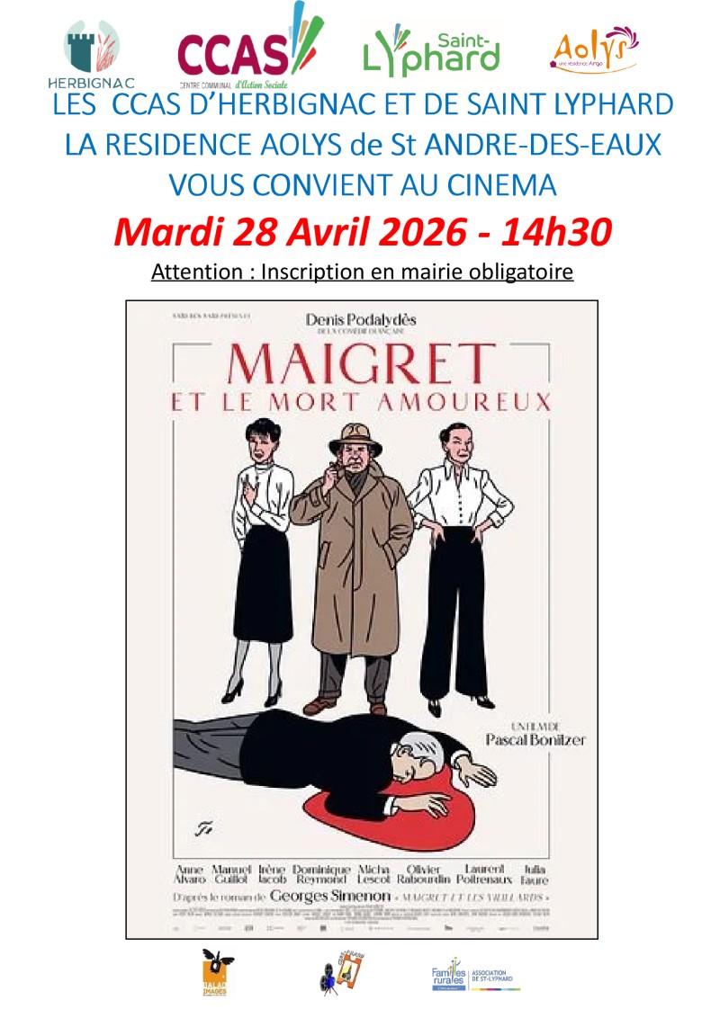 Cinéma tout public : Maigret et le mort amoureux
