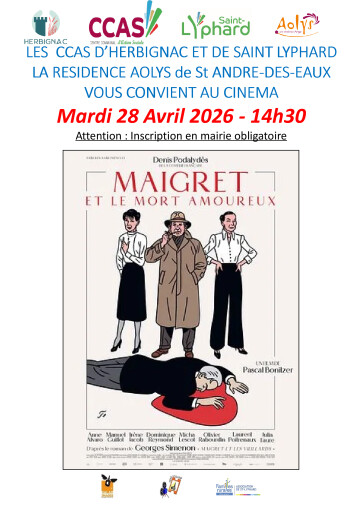 Cinéma tout public : Maigret et le mort amoureux