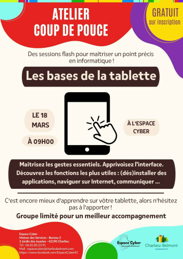 Les bases de la tablette