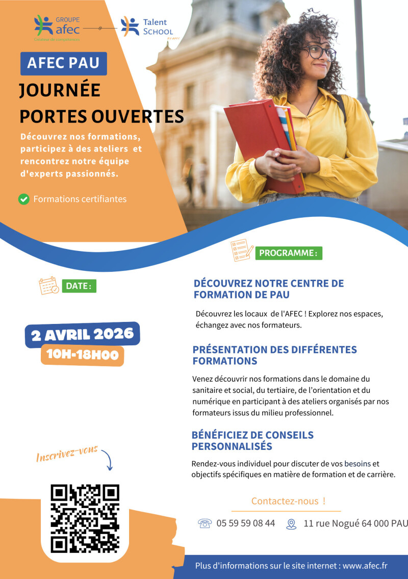 Journée Portes Ouvertes - 2 avril 2026