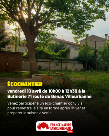 Éco-chantier à la Butinerie : préparons ensemble le printemps !