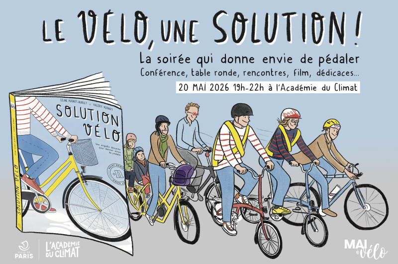 Le vélo, une solution !                  Soirée à l'Académie du Climat.