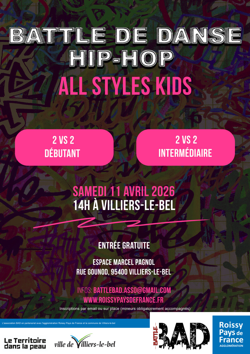 Battle de danse hip-hop "all styles kids"