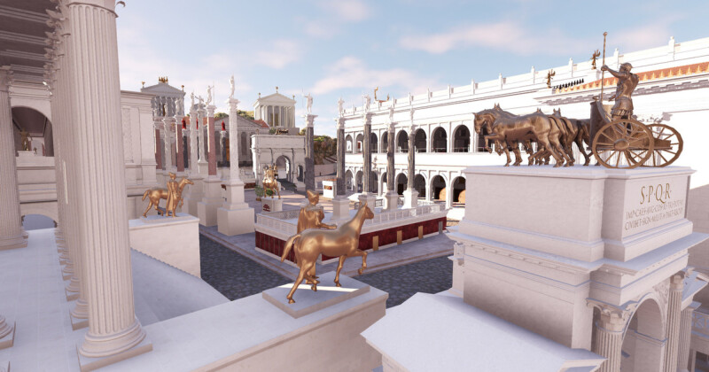 Rome, Caput Mundi, et la mise en scène du pouvoir impérial