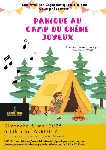 Spectacle- Panique au camps du chêne joyeux