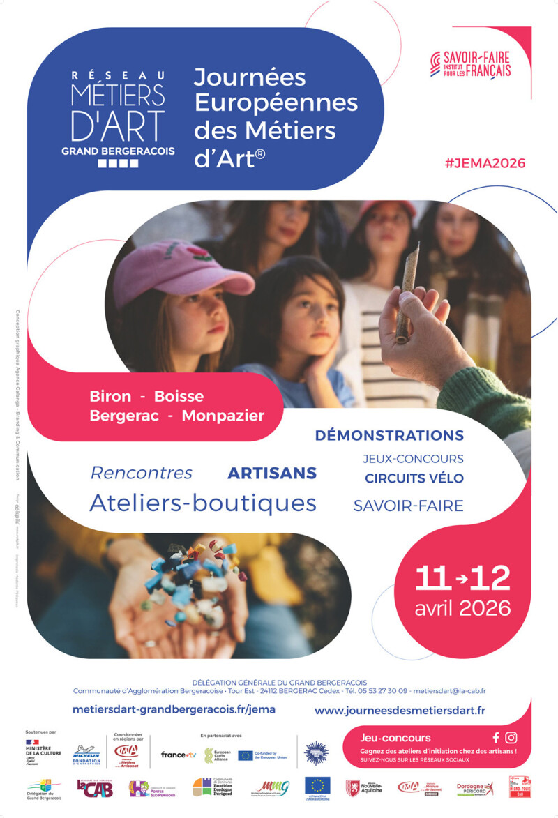 Journées Européennes des Métiers d'Art - Grand Bergeracois