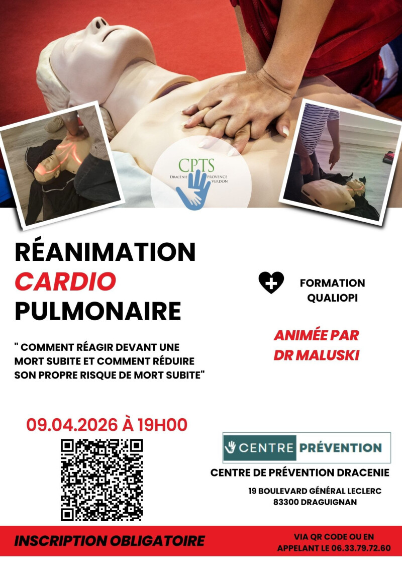 Formation Qualiopi sur la Réanimation Cardio-Pulmonaire (RCP)