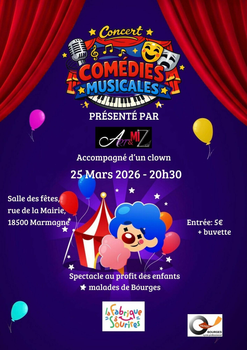 Concert Spectacle des plus belles chansons de comédies musicales