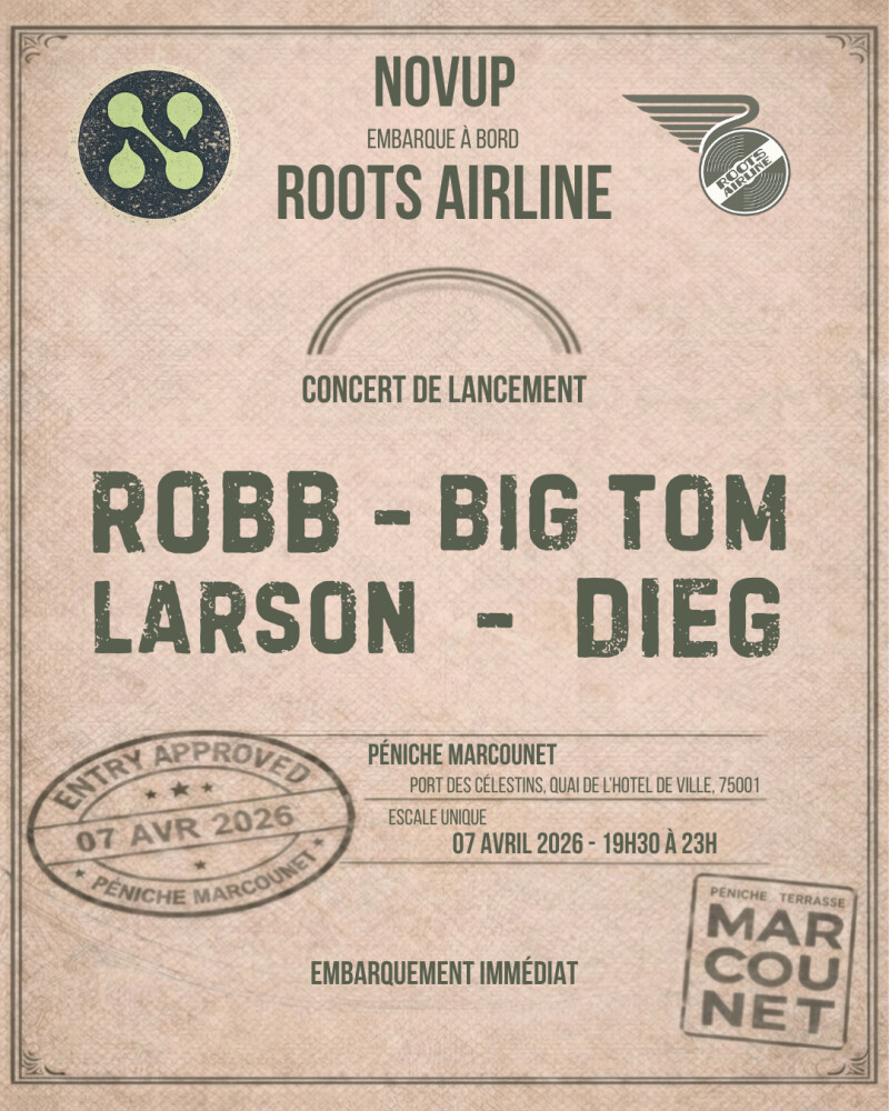 ROOTS AIRLINE x Novup : Vol 001