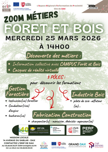 Zoom métiers Forêt et Bois