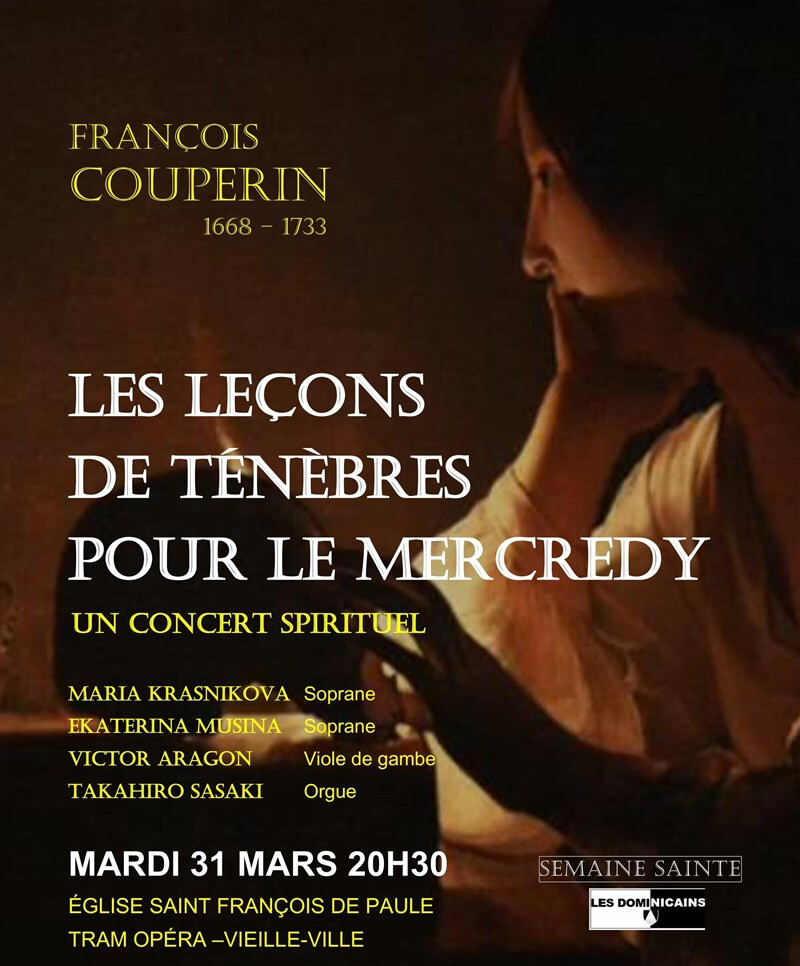 François Couperin : Leçons de ténèbres - Concert à la bougie